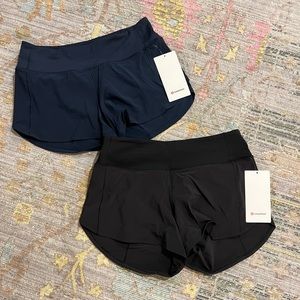 Bundle of 2 Lululemon Speed up shorts